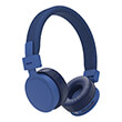 hama184086 freedom lit headphones onear foldable with microphone blue photo