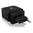 icy box ib ps103 pd wall charger with 3 interfaces and power delivery photo