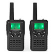 nedis wltk1010bk walkie talkie range 10 km 8 channels vox charging base 2 pieces black photo