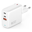 4smarts charger gan flex 65w 2 ports usb c usb a white photo