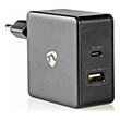 nedis wcpd45w100bk wall charger 1x 24a 1x 30a 1x usb a 1x usb c 57w photo