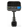 nedis catr102bk car fm transmitter bluetooth bass boost microsd card slot hands free calling voice photo