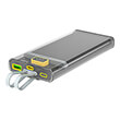 4smarts power bank lucid dual cord 10000mah 225w grey photo