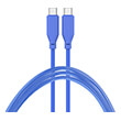 4smarts usb type c to usb type c silicone cable high flex 60w 15m blue photo