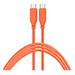 4smarts usb type c to usb type c silicone cable high flex 60w 15m orange photo