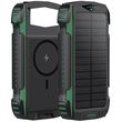 4smarts solar power bank wireless qi rugged titanpack ultimag 20000mah green photo