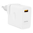 wall charger realme superdart 30watt usb white photo