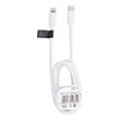 forcell cable type c to lighninng 8 pin power delivery pd20w tube white 1m photo