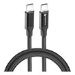 forcell cable type c to type c qc40 5a 20v pd100w thunderbolt 20gbs 1m black photo