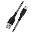 forcell carbon cable usb to type c 20 24a cb 02a black 1m photo