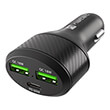 natec nuc 1981 coney 2x usb 1x usb c power delivery 30 84w qc30 car charger black photo