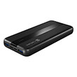 natec nmp 1984 trevi slim q 10000mah 2x usb 20w 1x 18w powerbank black photo