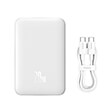 baseus wireless powerbank mini 10000mah 20w magnetic magsafe white photo