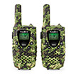 nedis wltk0810bk walkie talkie set 2 handsets up to 8km frequency channels 8 ptt vox green photo