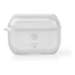 nedis approce100tpwt airpods pro case transparent white photo