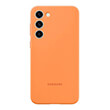 silicone case for samsung galaxy s23 s916 orange ef ps916to photo