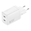 4smarts travel wall charger pdplug dual 36w gan 2x usb type c ports white photo