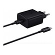 samsung wall charger ta845 45w 1x type c with type c cable black bulk photo