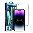 5D FULL GLUE TEMPERED GLASS FOR IPHONE 13 / 13 PRO / 14 BLACK + APPLICATOR