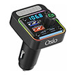 osio oft 4260bt mayro fm transmitter kai fortistis aytokinitoy me bluetooth usb 2xtype c 54w photo