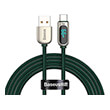 baseus display cable usb to type c 66w 1m green photo