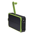 denver pso 10012 solar powerbank with 10000mah battery hand crank photo