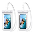 SPIGEN AQUA SHIELD WATERPROOF FLOATING 6.9" CASE A610 2 PACK WHITE