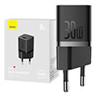 baseus mini wall charger gan5 30w black photo