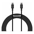 baseus superior series cable usb c to usb c 100w 2m black photo