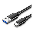 charging cable usb 30 ugreen us184 type c black nickel 1m 20882 photo
