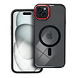 COLOR EDGE MAG COVER CASE WITH MAGSAFE FOR IPHONE 15 PLUS BLACK RED