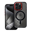 COLOR EDGE MAG COVER CASE WITH MAGSAFE FOR IPHONE 15 PRO BLACK RED