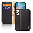 dux ducis hivo leather wallet case for apple iphone 15 pro black photo