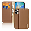 dux ducis hivo leather wallet case for apple iphone 15 pro brown photo