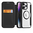 DUX DUCIS SKIN X PRO FOLIO CASE WITH MAGSAFE FOR APPLE IPHONE 15 PRO BLACK