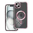ELECTRO MAG COVER CASE WITH MAGSAFE FOR IPHONE 15 PLUS ROSE GOLD