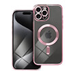 ELECTRO MAG COVER CASE WITH MAGSAFE FOR IPHONE 15 PRO MAX ROSE GOLD