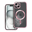 ELECTRO MAG COVER CASE WITH MAGSAFE FOR IPHONE 15 ROSE GOLD