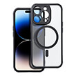 FULL MATTE MAG COVER CASE WITH MAGSAFE FOR IPHONE 15 BLACK