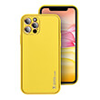leather case for iphone 15 pro max yellow photo