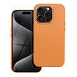 leather mag cover for iphone 15 pro orange photo