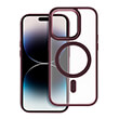 MATTE MAG COVER CASE WITH MAGSAFE FOR IPHONE 14 PLUS PLUM RED