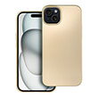 METALLIC CASE FOR IPHONE 15 PLUS PLUS GOLD