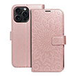 MEZZO BOOK CASE FOR IPHONE 15 PRO MAX MANDALA ROSE GOLD