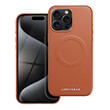 ROAR LEATHER MAG CASE FOR IPHONE 15 PRO MAX BROWN