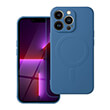 SILICONE MAG COVER CASE WITH MAGSAFE FOR IPHONE 15 PLUS BLUE