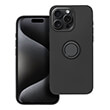 SILICONE RING CASE FOR IPHONE 15 PRO MAX BLACK