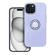 SILICONE RING CASE FOR IPHONE 15 VIOLET