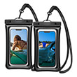SPIGEN AQUA SHIELD WATERPROOF FLOATING CASE A610 2 PACK BLACK