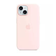 APPLE IPHONE 15 SILICONE CASE MAGSAFE  LIGHT PINK MT0U3